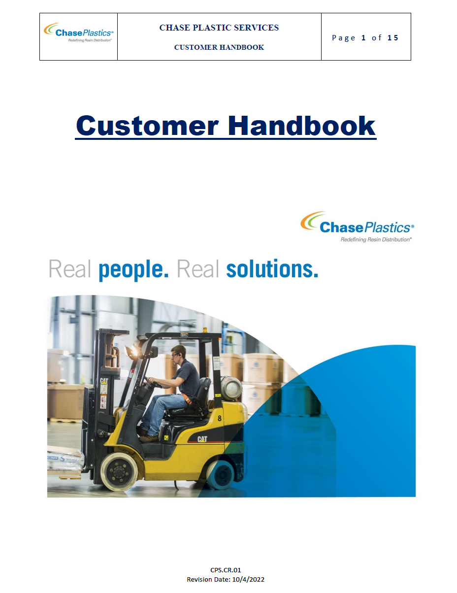 Customer Handbook