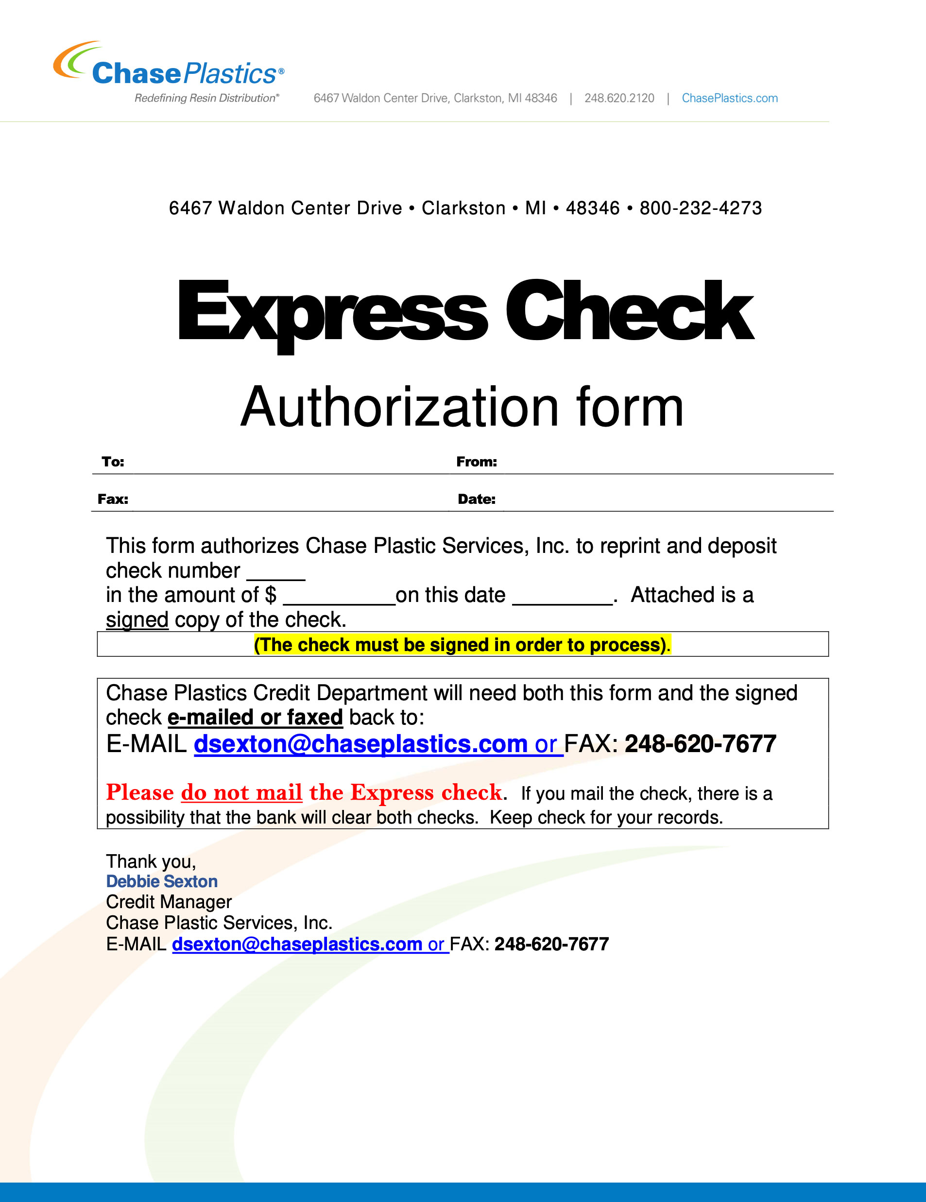 Express Check Payment