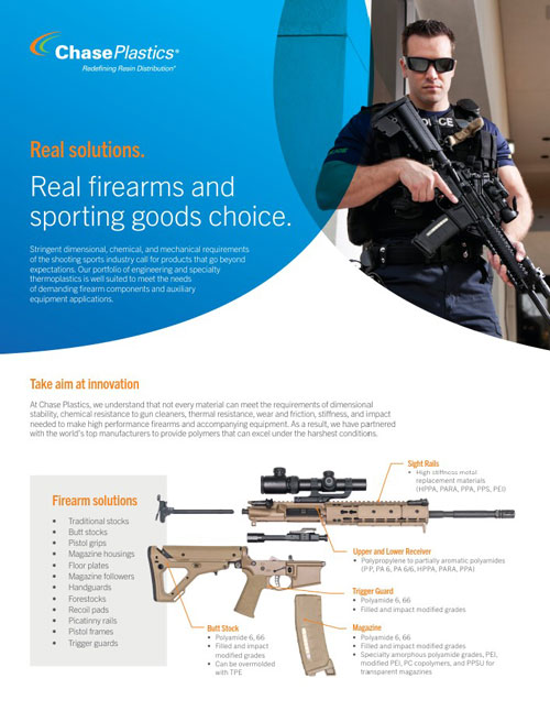Firearms plastic one pager