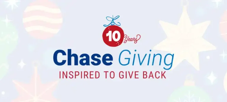 10 Years of Chase Giving - Inspired to Give Back