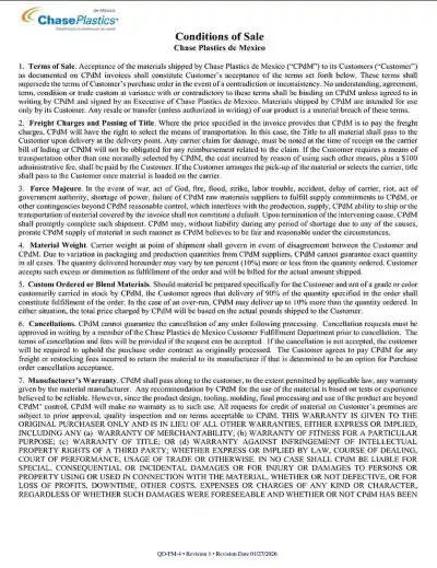 CPdM Conditions of Sale Document Thumbnail