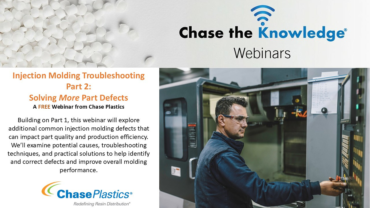 Injection Mold Troubleshooting Part 2: Solving More Part Defects